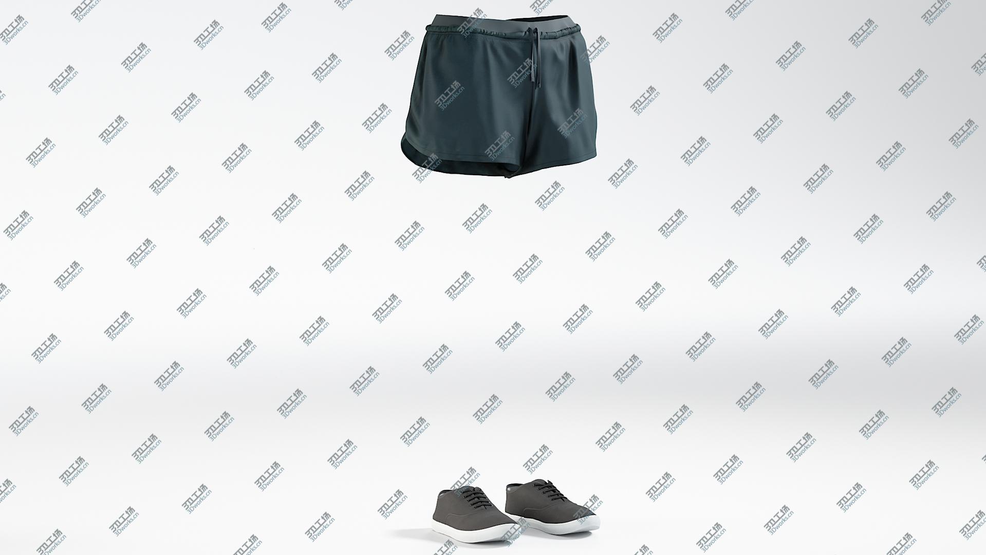 images/goods_img/202104021/3D Women's Sport Shorts with Sneakers model/4.jpg